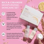 Buy The Face Shop Rice & Ceramide Moisturizing Skincare Set, complete travel friendly skincare routine 3 pieces - Purplle