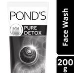 Buy Pond's Pure Detox Anti-Pollution Purity Face Wash With Activated Charcoal, 200 g - Purplle