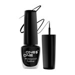 Buy ONE on ONE 24 Hrs Long Lasting & Waterproof Eyeliner, Black (5 ml) - Purplle