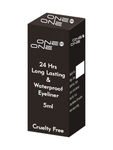 Buy ONE on ONE 24 Hrs Long Lasting & Waterproof Eyeliner, Black (5 ml * 2 = 10 ml), Pack of 2 - Purplle
