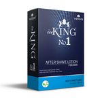 Buy Vetoni Ice King No. 1 Natural After Shave Lotion for Men - Soothes Irritation from Shaving, Moisturizes and Repairs Skin, Prevents Razor Burn, Leaves Skin Feeling Smooth and Soft, 100 ml, Blue - Purplle