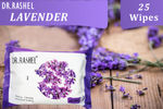 Buy Dr.Rashel Lavender Wet Wipes Refreshing Cleansing Moisturising and Soothing Face Wipes (25 Wipes) - Purplle