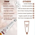 Buy TNW - The Natural Wash Under Eye Cream With Cooling Massage Roller for Reducing Dark Circles, Fine Lines & Puffy Eyes With the Goodness of Potato, Almonds & Papaya - MADE IN INDIA| 15ML - Purplle