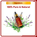 Buy Newish Lavender 100 % Natural Essential Oil Therapeutic Grade For Skin Hair And Acne Care& Diffuser 30 ml - Purplle