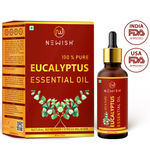 Buy Newish Eucalyptus 100% Natural Essential Oil Pure & Undiluted Therapeutic Grade, for Hair, Beard, Skin, Face and Diffuser 30 ml - Purplle