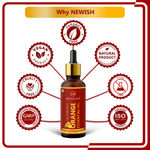 Buy Newish Sweet Orange 100 % Natural Essential Oil for Face, Skin, Aroma, Diffuser Cold Pressed 30ml - Purplle