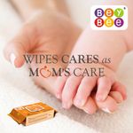Buy BeyBee Baby Water Based Wet Wipes for Born Babies(Pack of 4, 80 Sheets per Pack) - Purplle