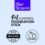 Buy Blue Heaven Oil Control Foundation Stick Silk Matte- Vanilla (11.5gm) - Purplle