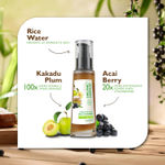 Buy Organic Harvest Brightening Face Cleanser: Kakadu Plum, Acai Berry & Rice Water | Face Wash for Oily Skin | Vitamin C Face Wash | 100% American Certified Organic | Sulphate and Paraben-free -150ml - Purplle