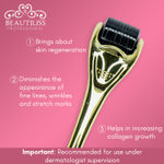 Buy Beautiliss Professional Derma Roller Gold with 540 Needles, 0.5 mm - Purplle