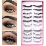 Buy Beautiliss Professional False Eyelash Set- 10 pcs pack - Purplle