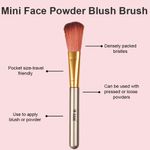 Buy Bronson Professional Mini Face Powder Blush Brush - Purplle