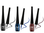 Buy AYA Waterproof Eyeliner, Set of 3 (Black, Blue, Brown) - Purplle