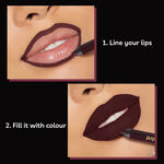 Buy Purplle Lip Crayon, Brown, Matte Mate - From Crush To Smitten 4 (2.8 g) - Purplle