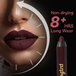 Buy Purplle Lip Crayon, Brown, Matte Mate - From Crush To Smitten 4 (2.8 g) - Purplle