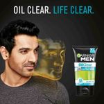 Buy Garnier Men Oil Clear Deep Cleansing Face Wash, Mineral Clay and Menthol Deep Cleansing Face Wash for Oil Free Feels, Suitable for all Skin Types, 150g x2 (Pack of 2) - Purplle