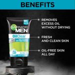 Buy Garnier Men Oil Clear Deep Cleansing Face Wash, Mineral Clay and Menthol Deep Cleansing Face Wash for Oil Free Feels, Suitable for all Skin Types, 150g x2 (Pack of 2) - Purplle