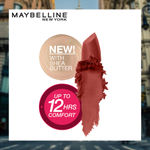 Buy Maybelline New York Color Sensational Creamy Matte Lipstick, 819 Understated Red (3.9 g) - Purplle
