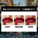 Buy Maybelline New York Color Sensational Creamy Matte Lipstick, 819 Understated Red (3.9 g) - Purplle