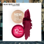 Buy Maybelline New York Color Sensational Creamy Matte Lipstick,904 Berry Bossy (3.9 g) - Purplle