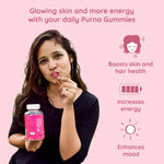 Buy Purna Gummies Purna Complete Beauty Multivitamin Strawberry Gummies for Adults & Kids (Vitamins A, C, D, E, B12 and 8 Minerals), 2 Month Pack, 60 Gummy Bears (1 per day) - Purplle