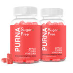 Buy Purna Gummies Purna Sugar Free Apple Cider Vinegar Weight Loss Gummies for Women & Men for Immunity, Detox, Better Digestion & Clear Skin, with the Mother, Beetroot, Natural, Veg, Keto, 2 Month Pack, 60 Gummy Bears, 1 daily - Purplle