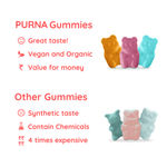 Buy Purna Gummies Purna Sugar Free Apple Cider Vinegar Weight Loss Gummies for Women & Men for Immunity, Detox, Better Digestion & Clear Skin, with the Mother, Beetroot, Natural, Veg, Keto, 2 Month Pack, 60 Gummy Bears, 1 daily - Purplle