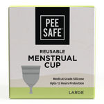 Buy Pee Safe Period Care Combo- Menstrual Cup (Large) & Intimate Wash Women 105 ml - Purplle