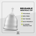 Buy Pee Safe Period Care Combo- Menstrual Cup (Large) & Intimate Wash Women 105 ml - Purplle