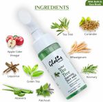 Buy Globus Naturals Tea Tree Acne Control Foaming Face wash With Silicon Face Massage Brush (150 ml) - Purplle