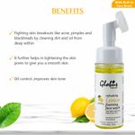 Buy Globus Naturals Refreshing Lemon Fairness Foaming Face Wash with Silicon Face Massage Brush (150 ml) - Purplle
