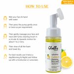 Buy Globus Naturals Refreshing Lemon Fairness Foaming Face Wash with Silicon Face Massage Brush (150 ml) - Purplle