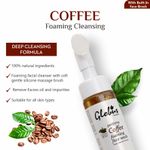 Buy Globus Naturals Coffee Brightening Foaming Face Wash with Silicon Face Massage Brush (150 ml) - Purplle
