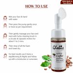 Buy Globus Naturals Coffee Brightening Foaming Face Wash with Silicon Face Massage Brush (150 ml) - Purplle