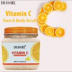 Buy Dr.Rashel Skin Whitening Vitamin C Face and Body Scrub For All Skin Types (380 ml) - Purplle