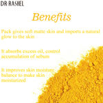 Buy Dr.Rashel Glowing Ubtan Face Pack For All Skin Types (380 ml) - Purplle