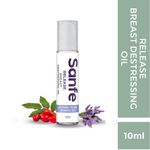 Buy Sanfe Breast Destressing Massage Oil for Women - 10ml with Lavender and Rosehip Oil | Relieves stress and soothes rashes caused by wired bras | Apply on breast, shoulder and back - Purplle