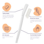 Buy Sanfe Glide Face Razor For Facial Hair Removal For Women Pack of 4 | Instant & Painless Hair Removal - Purplle