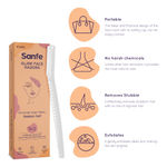 Buy Sanfe Glide Face Razor For Facial Hair Removal For Women Pack of 4 | Instant & Painless Hair Removal - Purplle