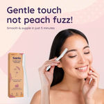 Buy Sanfe Glide Face Razor For Facial Hair Removal For Women Pack of 4 | Instant & Painless Hair Removal - Purplle