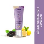 Buy Sanfe Intimate Lightening Serum for Women - 100gm with Kojic acid & Vitamin E | Natural lemon and Mulberry Extracts | Easy application in dark Underarms,Knee and Bikini Area, brightening serum | brightening cream | lightening serum for private area - Purplle