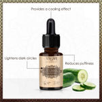 Buy Vayam Ayurveda 98% Natural Cucumber Dark Circle Reducer Under Eye Serum (10 ml) - Purplle