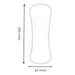 Buy SIRONA Ultra- Organic Cotton Panty Liners (Regular Flow) – 60 Counts - Small - Purplle