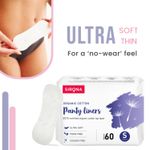 Buy SIRONA Ultra- Organic Cotton Panty Liners (Regular Flow) – 60 Counts - Small - Purplle
