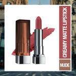 Buy Maybelline New York Color Sensational Creamy Matte Lipstick, 504 Touch of Nude (3.9 g) - Purplle
