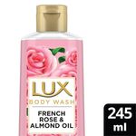 Buy LUX Shower Gel, French Rose Fragrance & Almond Oil Bodywash, 245 ml - Purplle