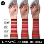 Buy Lakme 9TO5 Primer + Matte Lip Color Red Twist 3.6 g - Purplle