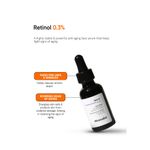 Buy Minimalist 0.3% Retinol face Serum with coenzyme q10 + Bakuchiol oil + squalance, Reduces fine lines & Wrinkles for all skin types, 30 ml - Purplle