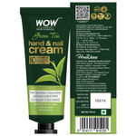 Buy WOW Skin Science Green Tea Hand & Nail Cream - Soothing & Restoring - Lightweight & Non-Greasy - Quick Absorb - for All Skin Types - No Parabens, Silicones, Mineral Oil & Color - 50mL - Purplle