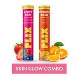 Buy PLIX Healthy Glow Combo- Glutathione and Immune Booster Vitamin C Effervescent Tablets , Pack of 2 - Purplle